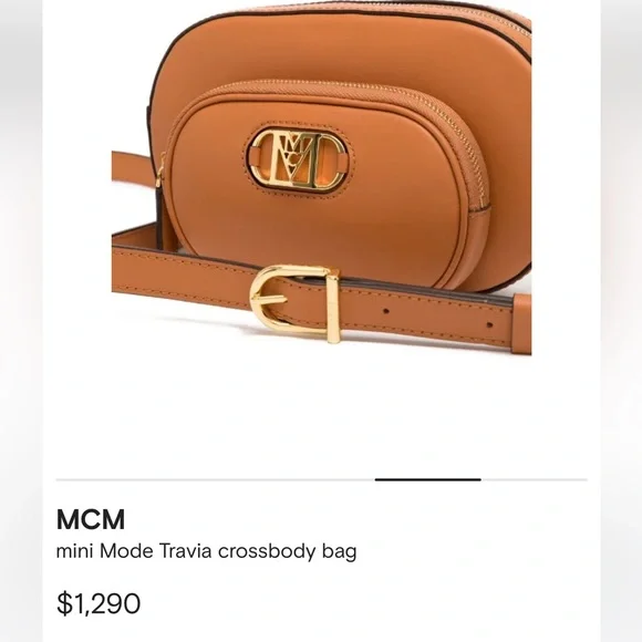 MCM mini Mode Travia Crossbody Bag - Picture 6 of 14